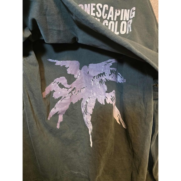 🔥 Working On Escaping Double Tee Shirt 👕 Men's Size L ‎ Graphic Streetwear - Picture 5 of 6